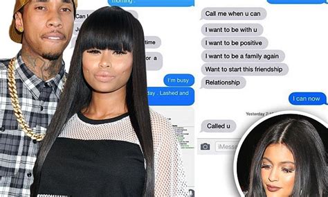 Blac Chyna Shares Texts From Ex Tyga That Make Is Seem Like He Wants To