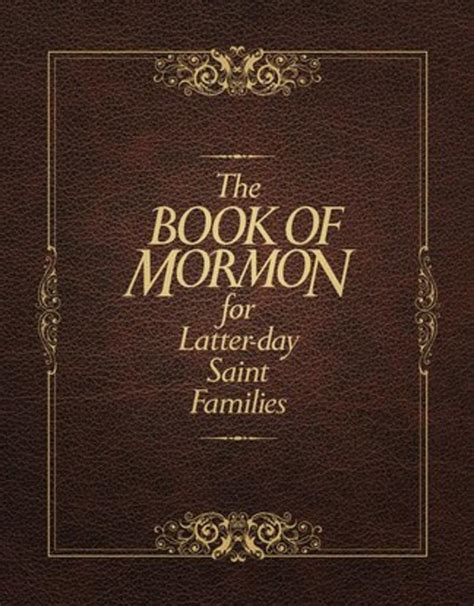 The Book Of Mormon For Latter Day Saint Families By Thomas R Valletta