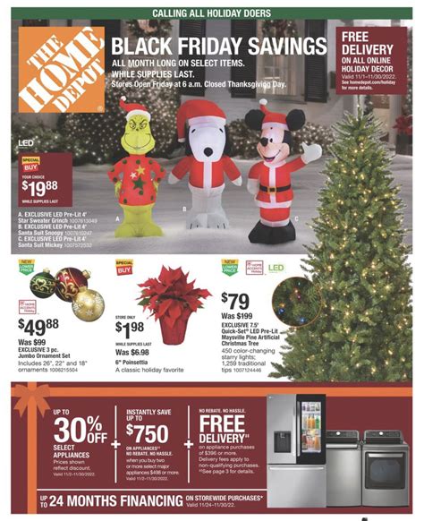 Home Depot Black Friday 2023 Deals