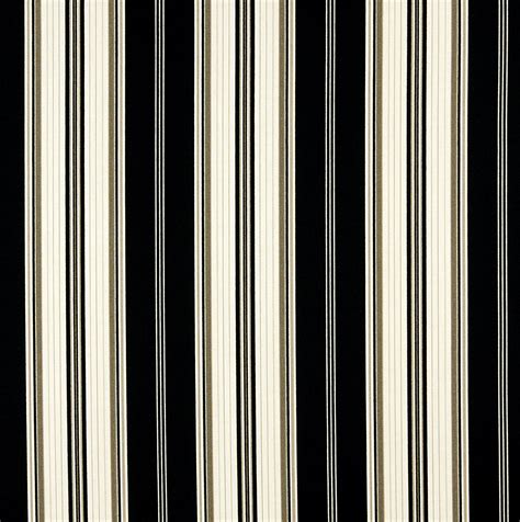 Onyx Stripe Black And White Stripes Marine Upholstery Fabric