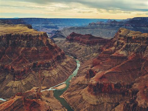 Grand Canyon From Desert View Drive Cameron Arizona Photo Credit To
