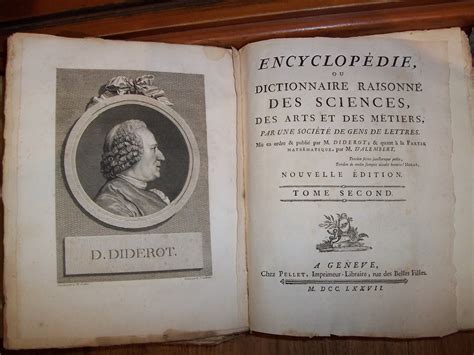 Librairie Ancienne Et Autres Trésors Encyclopédie De Diderot And D