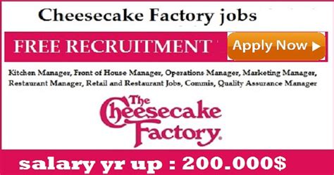 Who we are melaka straits medical centre. Latest #Cheesecake_Factory #Jobs Vacancies 2017 apply now ...