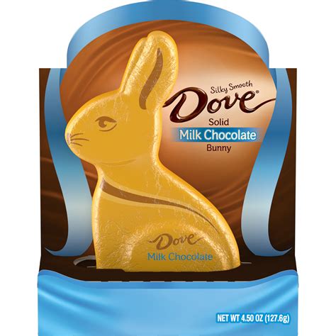 Dove Milk Chocolate Easter Candy Solid Bunny