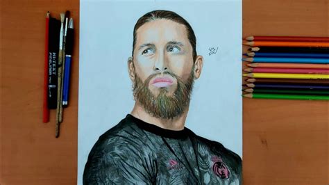 Drawing El Capitano Sergio Ramos 2021 Simo Elk Art Youtube