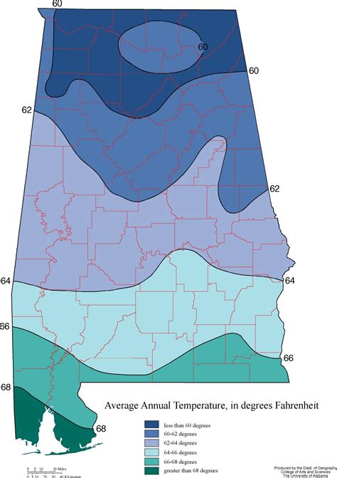 Alabama Maps Climate