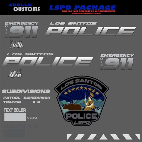 Paid Release Los Santos Police Livery Releases Cfxre Community