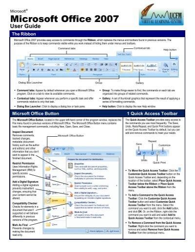 Ms Office Word 2007 Hands On Document Management System
