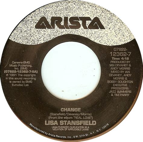 Lisa Stansfield Change 1991 Vinyl Discogs