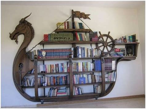 10 Quirky And Cool Bookcase Design Ideas