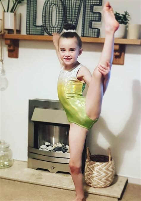 cute gymnast girl  leotard eed fdd