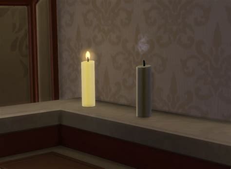 Mod The Sims Single Candle Candle Holders By Plasticbox Sims 4