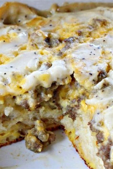 Sausage And Gravy Breakfast Casserole 1001 Cooking