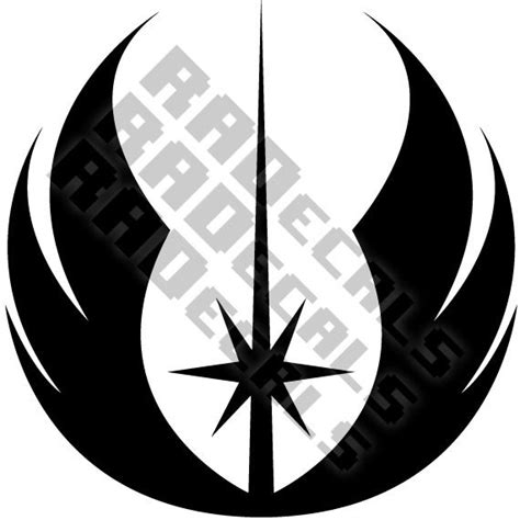 Star Wars Jedi Order Logo Vinyl Decal Sticker 4x4 By Radecals Freaks