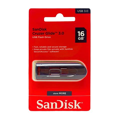 Sandisk Cruzer Glide Usb Flash Drive 16 Gb Usb 20