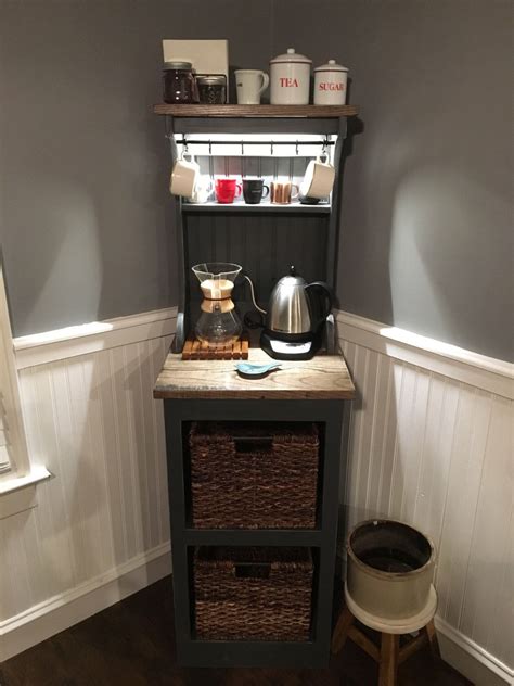 In this video i designed and built this amazing diy custom coffee bar cabinet. Mini coffee station - cabinet by Worksnwood on Etsy https ...