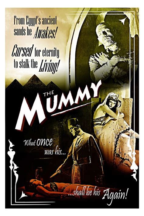 The Mummy Vintage Horror Movie Poster Wall Art MUSEUM OUTLETS