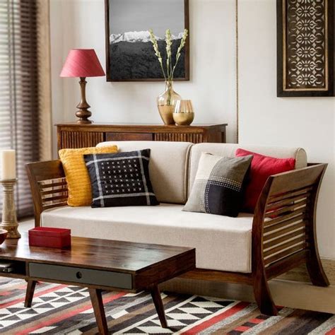 50 Indian Interior Design Ideas The Architects Diary Wooden Sofa