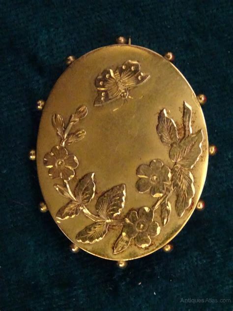 Antiques Atlas Late Victorian 9ct Gold Brooch