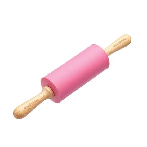 Miniamo Lets Make Silicone Rolling Pin Pink The Little Cook Company