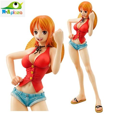 Anime One Piece Pop Mugiwara Ver Nami Luffy Cosplay 18 Échelle Sexy