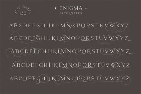 Enigma Font By Pasha Larin · Creative Fabrica