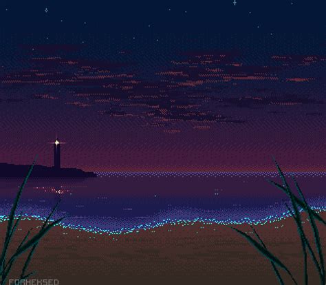 Inspiring Pixel Art Scenery By Anastasiia Azartseva