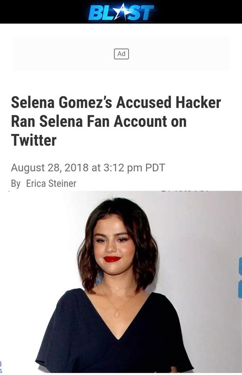 Selena Gomez News On Twitter Selena Gomezs Accused Hacker Ran Selena