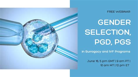 Gender Selection Pgd Pgs In Surrogacy And Ivf Programs Youtube
