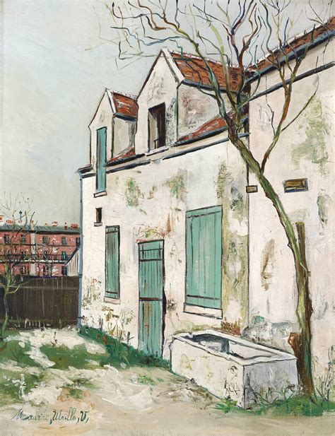 Maurice Utrillo La Ferme Debray 1924 Oil On Canvas 64 Flickr