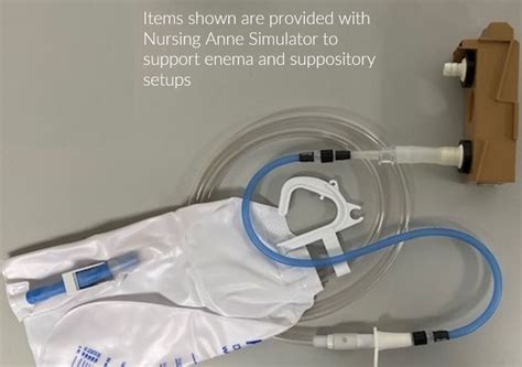 Suppository And Enema Setup For Nursing Anne Simulator
