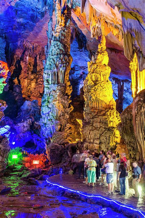 Reed Flute Cave Guilin China Photograph By Michael Defreitas Pixels