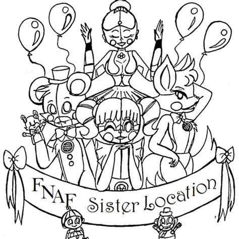 F Naf All Characters Coloring Pages Coloring Pages