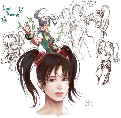 overlord jc hirano miharu ling xiaoyu tekken tekken tag tournament 2 bad id bad pixiv id