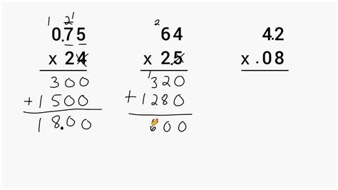 Multiplying Decimals Where Does The Decimal Go Youtube