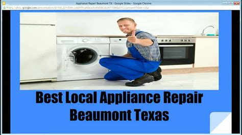 Appliance Repair Beaumont TX - YouTube