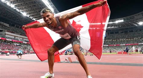 Canada S Andre De Grasse Wins Bronze In Men S 100m Final At Tokyo Olympics