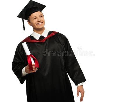 Hombre Del Estudiante Graduado Imagen De Archivo Imagen De