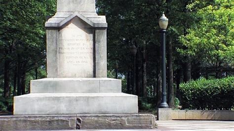 Linn Parks Confederate Monument Remains Five Weeks After Parks