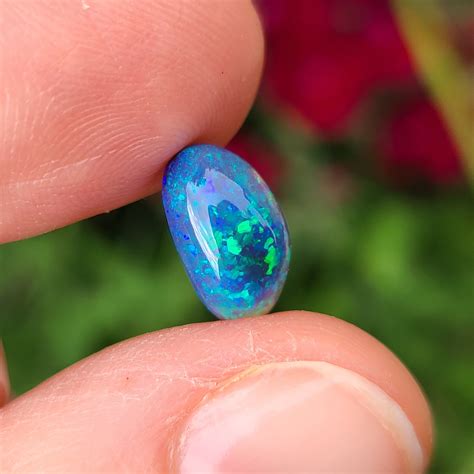 Black Opal Australian Opal Blue Opal Opal Opals Cabochon