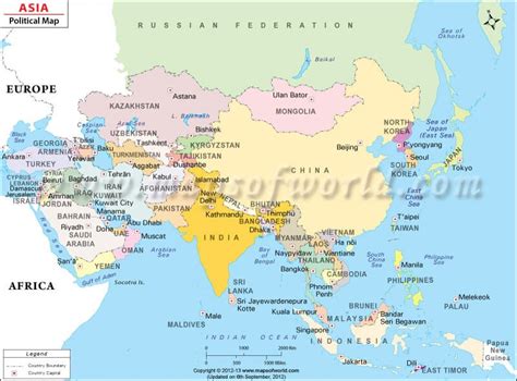 Asia Political Map With Capitals Hot Sex Picture