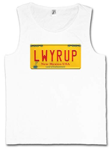 Lwyrup Saul Goodman License Plate Tank Top Vest Breaking Girl Call