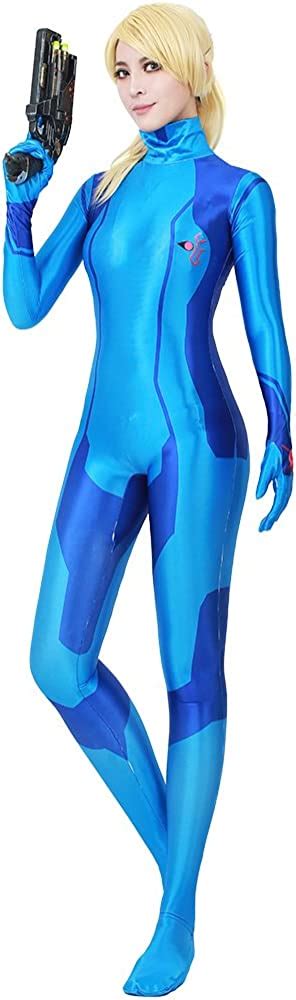 Miccostumes Samus Aran Zero Suit Cosplay Costume Wxxl Amazonca