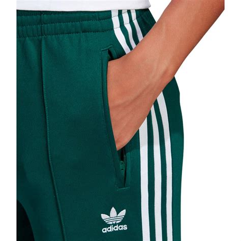 Pants Womens Adidas Originals Superstar Track Pants Collegiate Green
