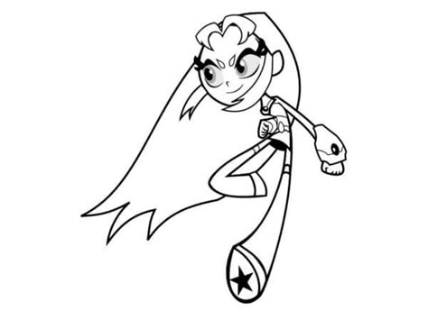 Sweet Starfire Coloring Page Download Print Or Color Online For Free