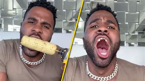 Watch Jason Derulo Appears To Knock Teeth Out While Eating Corn With A