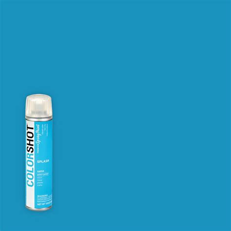 Colorshot 10 Oz Satin Splash Medium Blue General Purpose Aerosol Spray