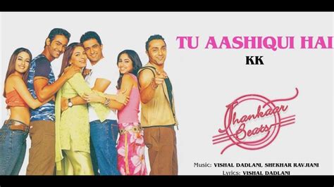 Tu Aashiqui Hai Modified Backing Track Hindi Songs Karaoke Kk Jhankaar Beats Youtube