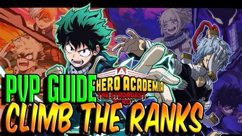 MHA The Strongest Hero PVP GUIDE To HELP IMPROVE YOUR GAME GET MORE W S YouTube