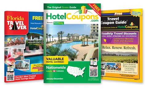 Booking.com also offers other travel products, including flights, rental cars and tickets to attractions. Print Advertising - National Discount Hotel Magazine